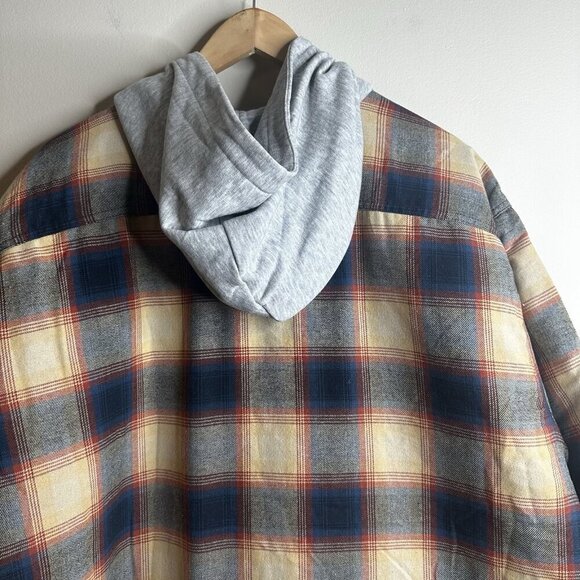 Wrangler Blanket Lined Coat Jacket Mens Sz 3XL Plaid Snap Front Western Shacket - Picture 12 of 14